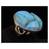 Sterling & Turquoise ring, by Jay King, DRT,