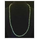 Beaded Jafe necklace, 26 in. Length