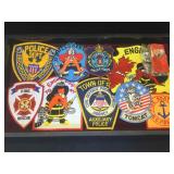 Collection of vintage police & firefighter