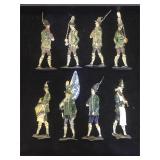 Vintage Austrian Flat Soldiers/Musketeers, hand