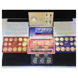 2- 2002 , 2-2007 US Mint Unc. Coin sets & 1976