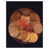 Set  of Shell Promotional bronze gas tokens