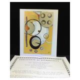 Signed Mitak mixed media w/ COA, size 6x9 inches