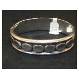 Sterling  hinged cuff bracelet hallmarked, 47g