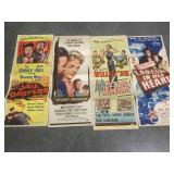 Assortment of vintage movie posters