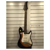 Silvertone electric guitar - straight neck,