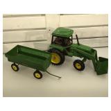 Ertl die-cast John Deere tractor and wagon