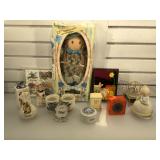 Music boxes, table lighter, original Holly Hobbie