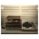 MCS stereo set incl. semi-auto turntable belt