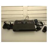 Atari 2600 system with controllers and power