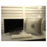 Power Mac G4 computer with monitor, keyboard and