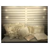 Lot of vintage textiles incl. European lace