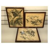 Lot of 3 vintage 8.5x11 Jim XXXVII Civil War