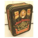Jack Daniels collectors tin with 2 mini sealed