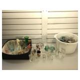Lot of assorted collectible shot-glasses and more