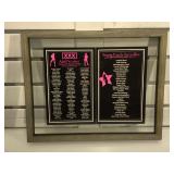 Framed Moonlight Bunny Ranch flyer