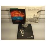 Lot of Nevada history books - postcard album,