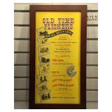 Framed Mutoscope advertisement - under glass