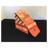 1958  Bullet-Pak  metal play bullets by