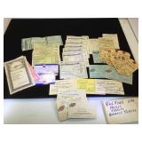 Assortment of Railroad, passes, tickets & baggage