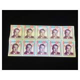 Collection of 1972  GOP Nixon Stamps