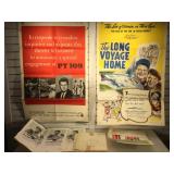 Assortment of vintage original movie posters, The