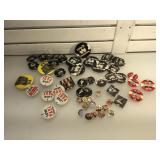 Ass of original vintage Beatles buttons & pins