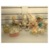 Assortment of vintage Precious Moments figures