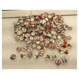 Assortment of vintage political buttons