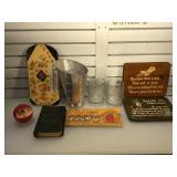 Lot of assorted items incl. glass steins from