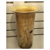 Józefina Polish hand made glass vase 11 in tall -