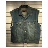 Harley Davidson jean jacket mens size (XL)