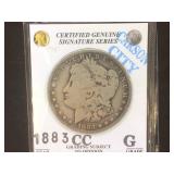 1883-CC  MORGAN SILVER DOLLAR