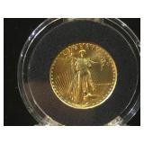 1986 1/10 oz. Gold American Eagle coin