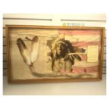 Framed Native American (First American) wall