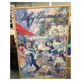 48x70 framed LeRoy Neiman poster