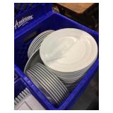 Crate of Tafelstern Germany 9 in diameter plates