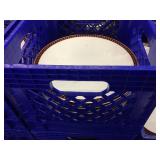 Crate of Bernardaud France Charger plates