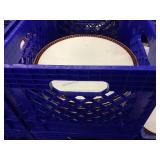 Crate of Bernardaud France Charger plates