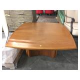 42 inch wooden mid-century coffee table