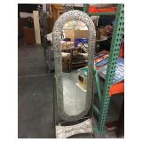 5 foot tall metal adjustable mirror - needs