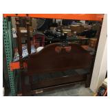 Wooden queen size bed frame