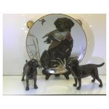 2 Royal Doulton dog figurines & John A Ruthven