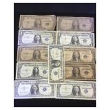 11- $1 Silver Certificates