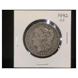 1891-CC MORGAN SILVER DOLLAR