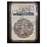 2014  NGC MS69  Early Release American Silver