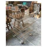 Wire Rolling Basket Rack