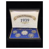1939 Us Five Coin Set
