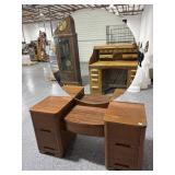 MCM Art Deco Vanity With Mirror - Sold by