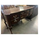 Wood Buffet / Long Cabinet W/6 Drawers,